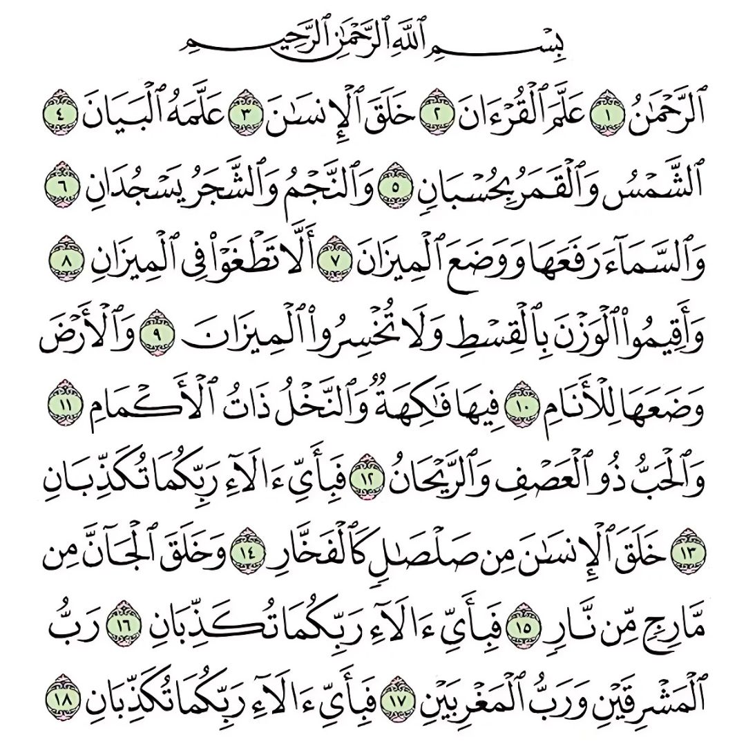 Surah Rehman Complete Surah Read Online and Download PDF